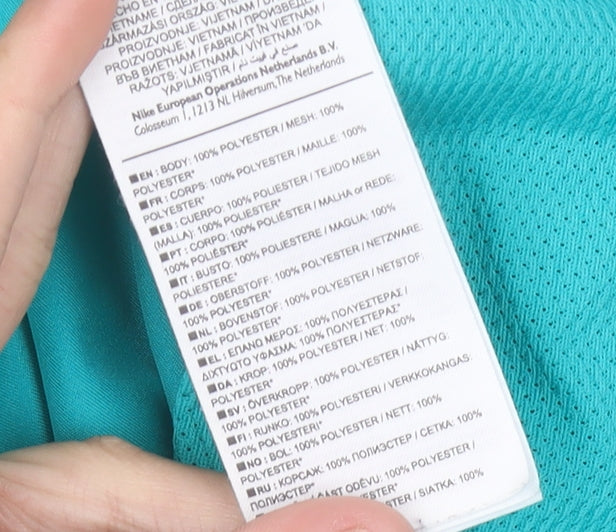 Nike Men's Blue Grey T-Shirt S - Sports Activewear