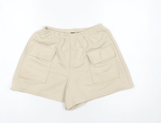 Womens UK Size 8 PRETTYLITTLETHING Regular Fit Cargo Shorts