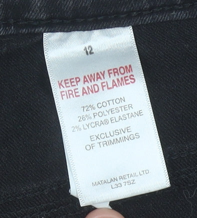 Matalan Women's Black Jeans Size 12