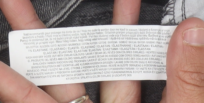 Denim Co. Men’s Grey Straight Fit Jeans Size 36