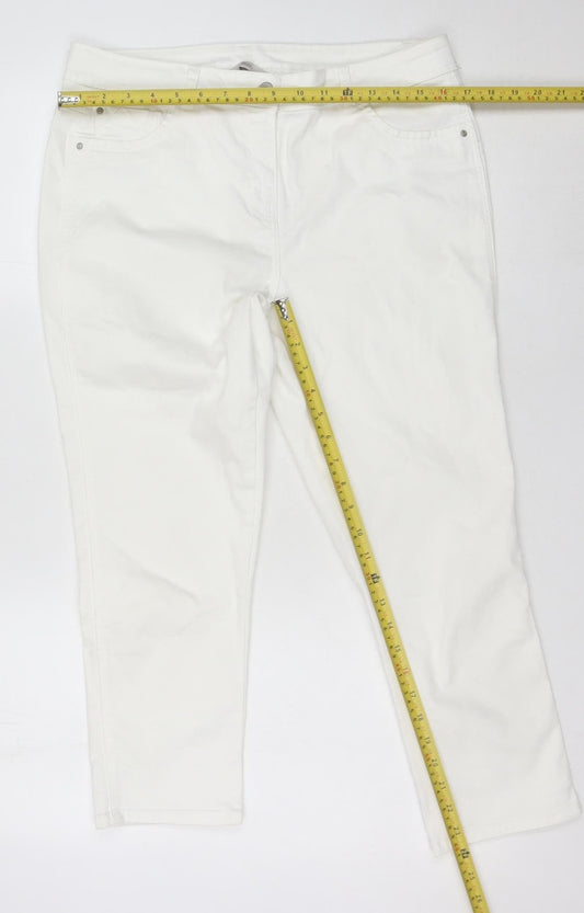 George Women’s White Jeans Size 14