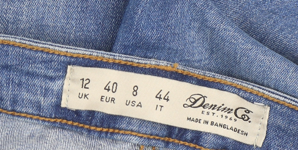 Denim Co Women's Blue Skinny Jeans, Size 12