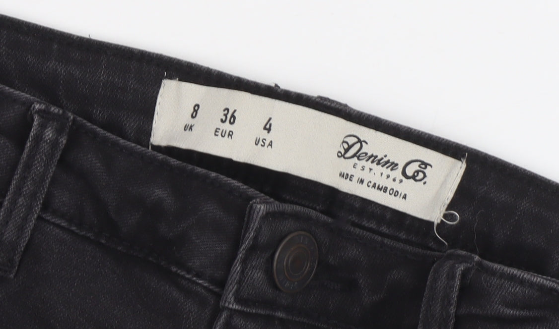 Denim Co. Women's Black Skinny Jeans Size 8
