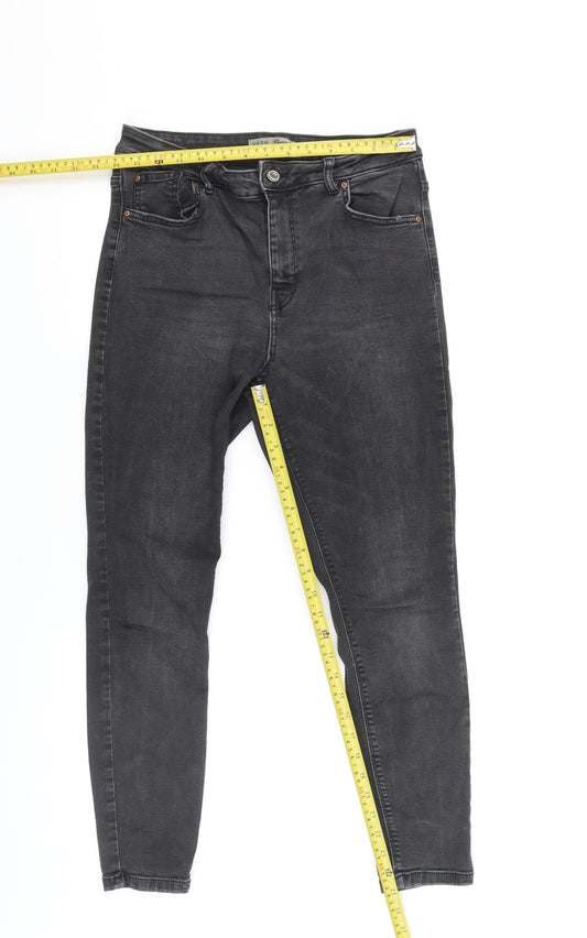Denim Co. Women's Black Skinny Jeans Size 14