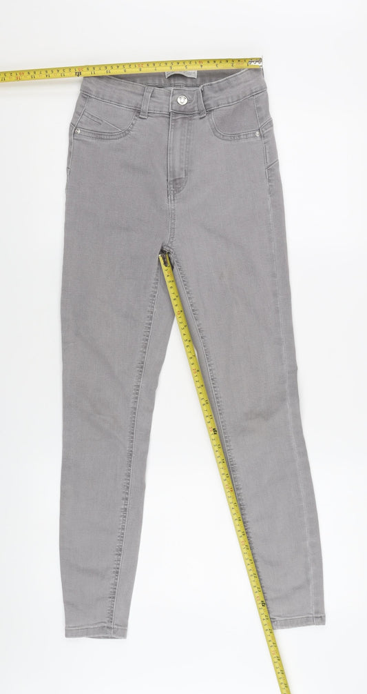 Primark Women's Grey Skinny Jeans Size 8