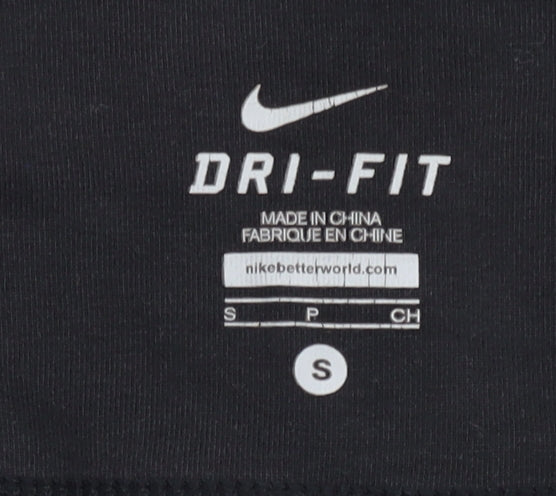 Nike Women's Black Cropped Leggings, Size S