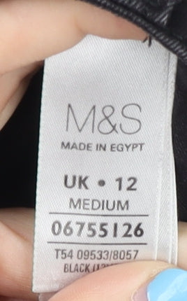 Womens UK Size 12 Marks and Spencer Slim Fit Jegging Black Jeans