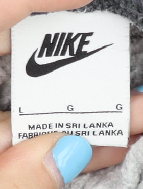 Nike Men's Grey Jogger Trousers L - Elastic Waist