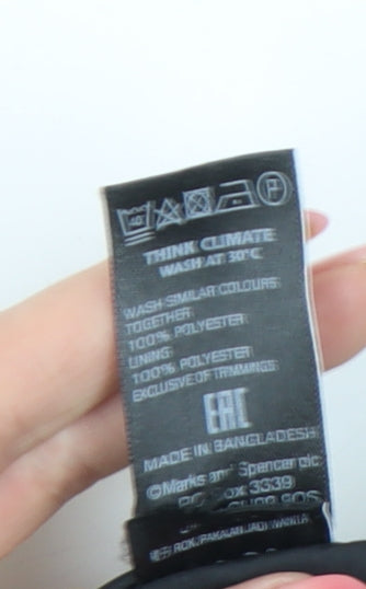 Marks and Spencer Women's Grey Check Pencil Skirt Size 8