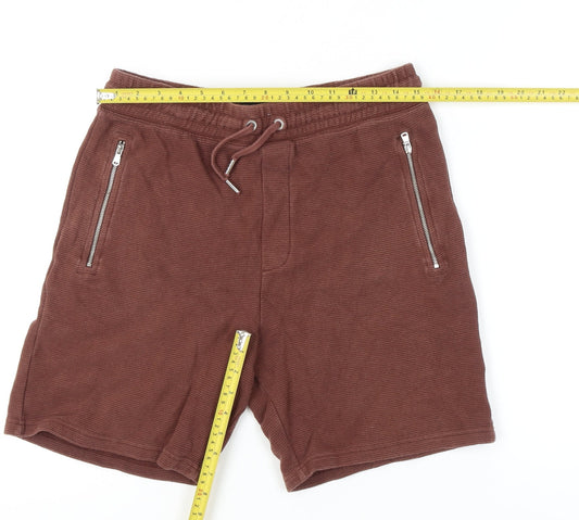 Next Brown Sweat Shorts, Size S, Casual Summer Style