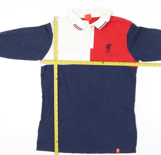 L.F.C. Men's Colourblock Polo Shirt - Medium