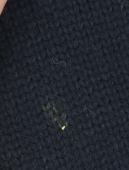 French Connection Men's Black Henley Jumper L