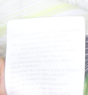 Betty Barclay Green Striped Button-Up Shirt Size 12