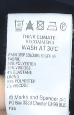 Marks and Spencer Women's Blue Blazer UK Size 14 Business