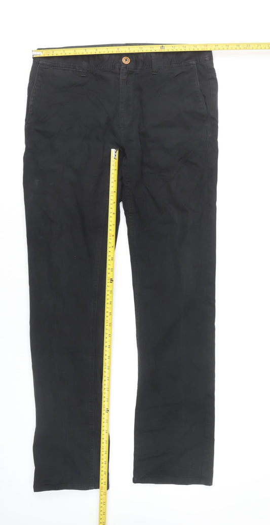 Zara Man Black Chino Trousers for Men Size 42