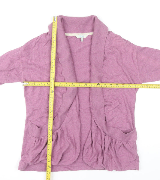 Womens UK Size 12 Fat Face Pink Cardigan Jumper