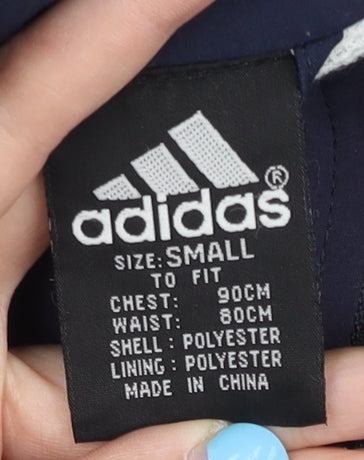 Adidas Men's Blue Track Jacket Size S Polyester