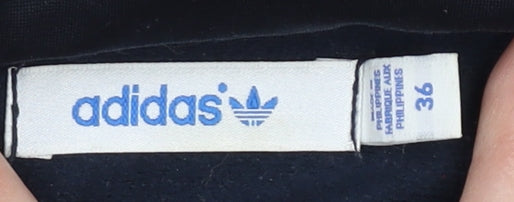 Adidas Women's Track Jacket, Navy, Size 8, Polyester