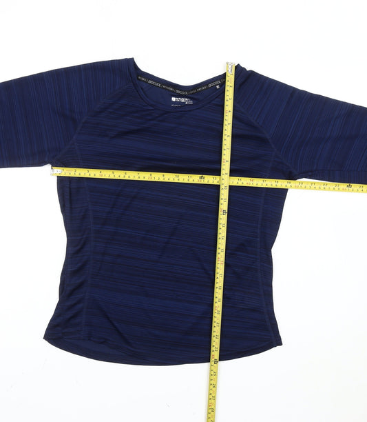 Mountain Warehouse Women's Blue Long Sleeve Active T-Shirt Size 14