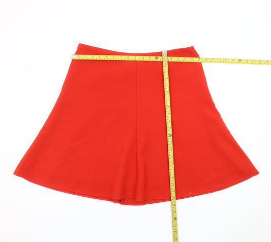 Marks and Spencer Women’s Red A-Line Short Skirt Size 14