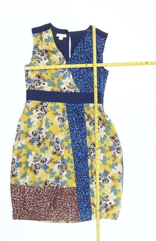 Monsoon Women’s Multicoloured Floral Sheath Knee Length Dress Size 12