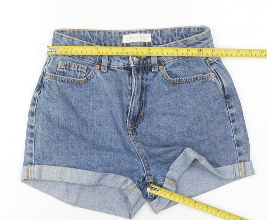 Denim Co Women’s Blue High-Rise Mom Denim Shorts Size 6