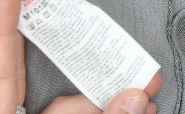 Superdry Men's Grey V-Neck Short Sleeve Jersey Cotton T-Shirt M