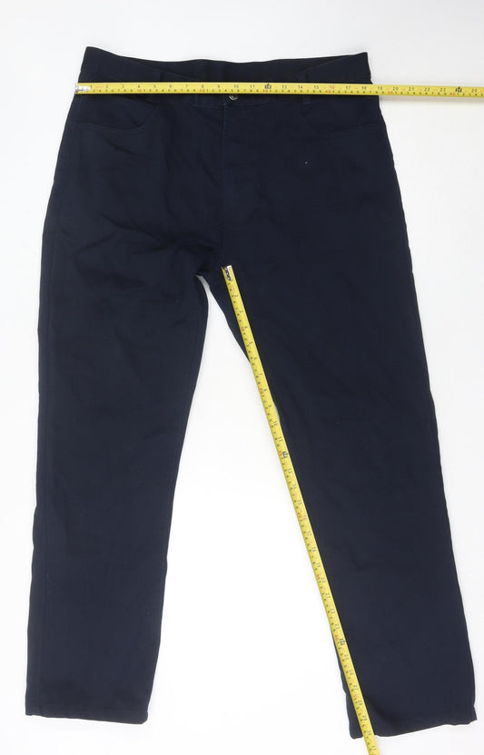 Mens UK Size 38 Raphael Valencino Regular Fit Straight Blue Jeans