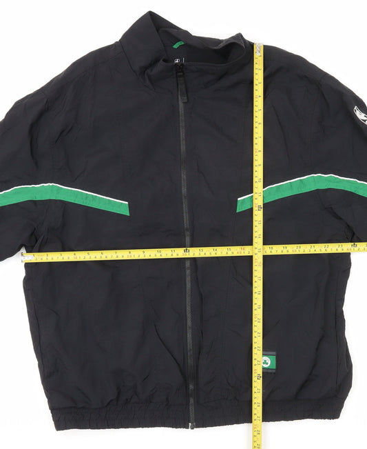 Nike Men’s Black Celtics Basketball Track Jacket XL Full Zip