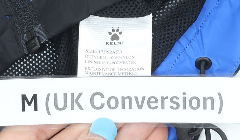 Kelme Men’s Black M Windbreaker Jacket Football Gym Training