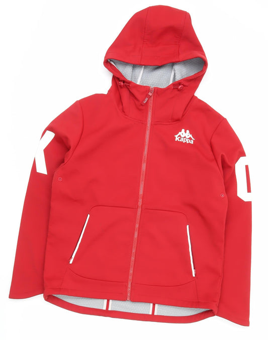 Mens UK Size XS Kappa Red Gym & Training Running & Jogging Walking Jacket