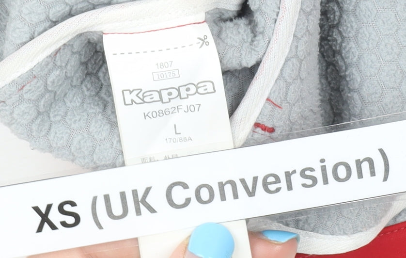 Kappa Mens Red XS Softshell Hooded Full Zip Sports Jacket