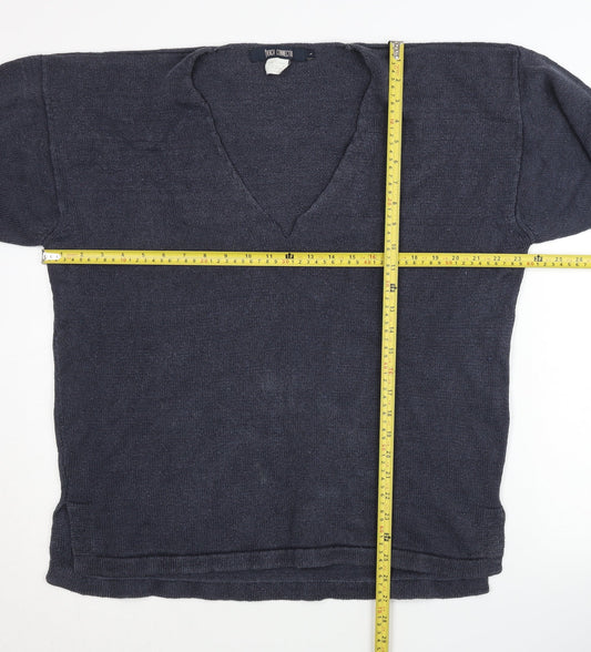 Womens UK Size L French Connection Blue Pullover Jumper