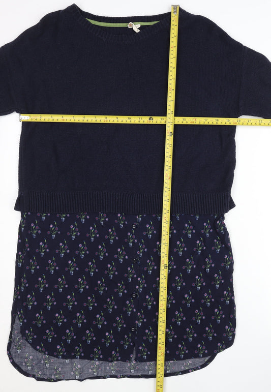 Womens UK Size 12 White Stuff Blue Pullover Jumper