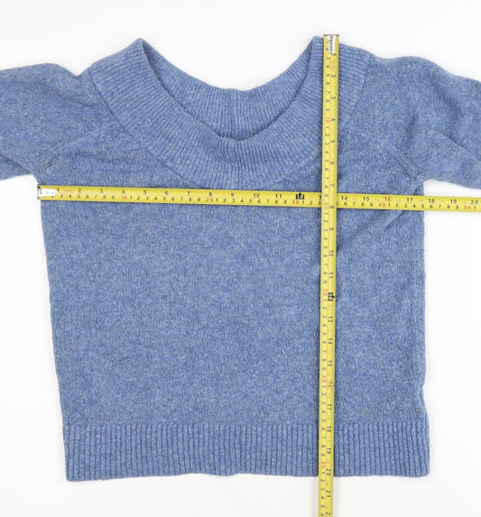 Womens UK Size M H&M Blue Pullover Jumper