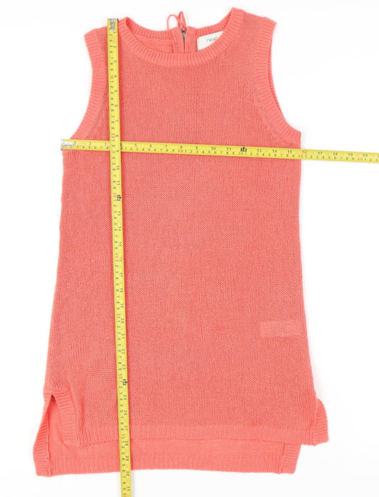 Womens UK Size 10 NEXT Pink Tunic Tank
