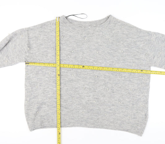 Womens UK Size XL H&M Grey Pullover Jumper
