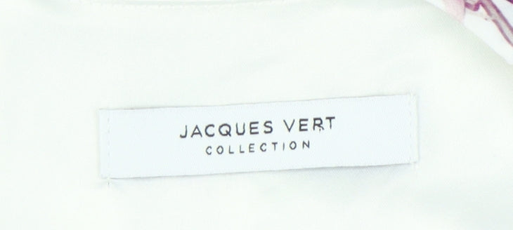 Womens UK Size 14 Jacques Vert Multicoloured Wrap Blouse