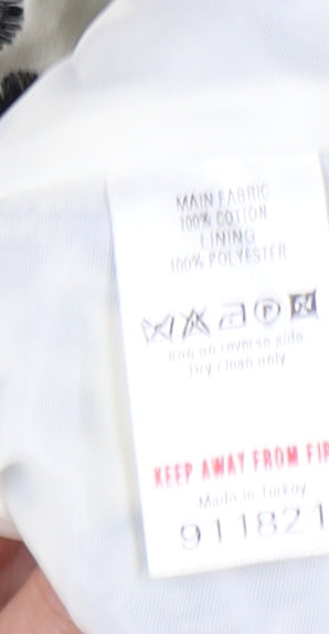 Monsoon Women’s Black Floral Lace A-Line Skirt Size 14 Knee Length