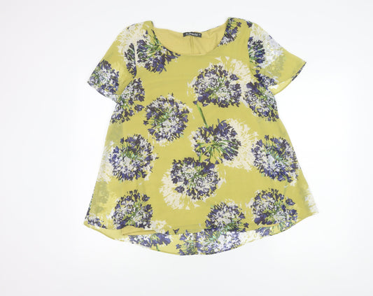 Womens UK Size 12 Bonmarché Multicoloured Basic Blouse