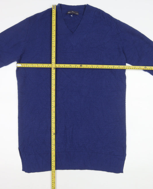 Womens UK Size L Marks and Spencer Blue Pullover Jumper