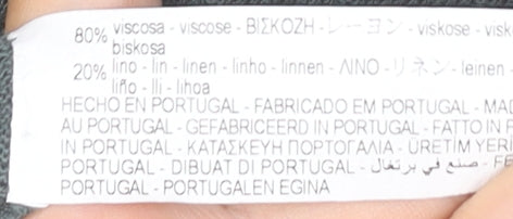 Zara Men’s Green XL Linen Blend Short Sleeve Polo Shirt