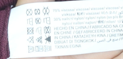 Pull&Bear Men’s Red M Mock Neck Tight-Knit Viscose Nylon Jumper