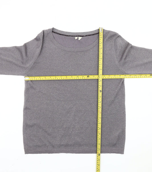 Womens UK Size 12 White Stuff Grey Pullover Jumper