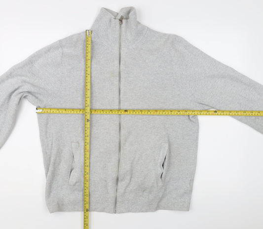 Mens UK Size L Marks and Spencer Grey Basic Jacket