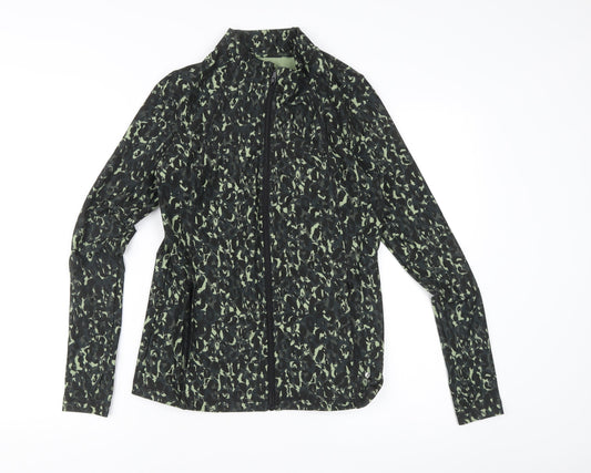 TU Women’s Green Animal Print Lightweight Softshell Jacket Size 16