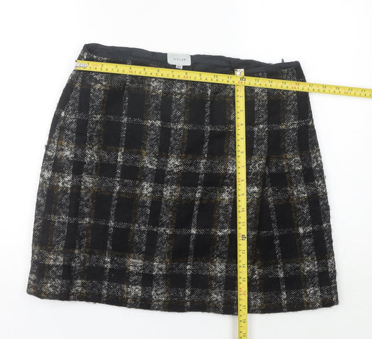 Womens UK Size 12 Jigsaw Straight & Pencil Tweed Skirt