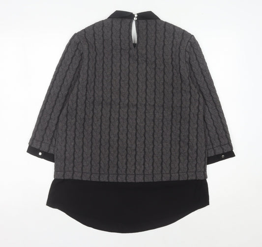 Womens UK Size 12 NEXT Grey Pullover Jumper