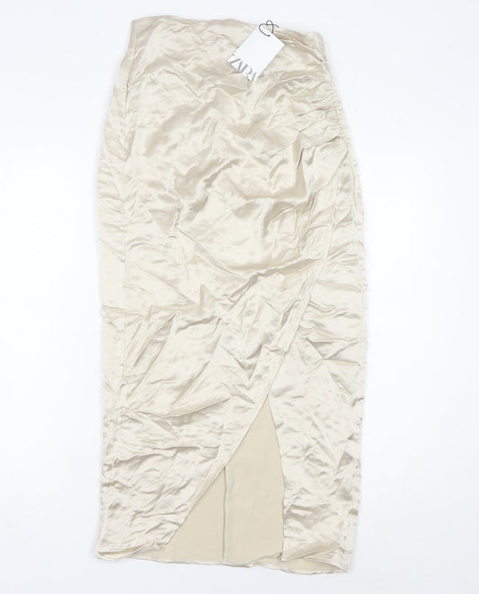 Womens UK Size XS Zara Wrap Skirt