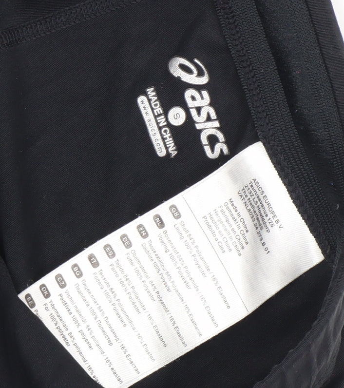 Asics Women’s Black S Compression Shorts Gym Running Quick Dry